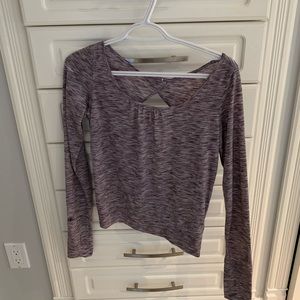 Long sleeve titika shirt with open back